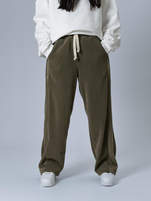 Oversize Haki Kadın Baggy Eşofman COC2533