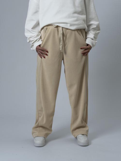 Oversize Bej Kadın Baggy Eşofman COC2530