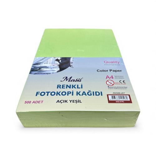 A4 Renkli Fotokopi Kağıdı 500 lü Açık Yeşil