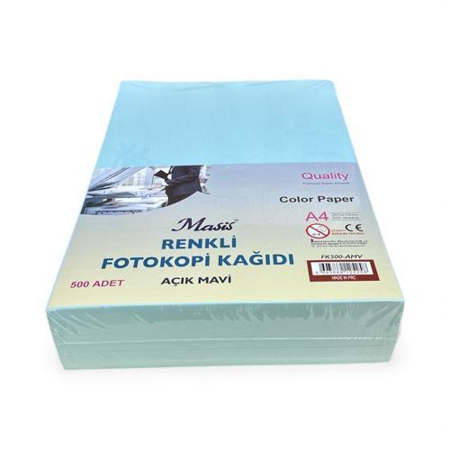 A4 Renkli Fotokopi Kağıdı 500 lü Açık Mavi