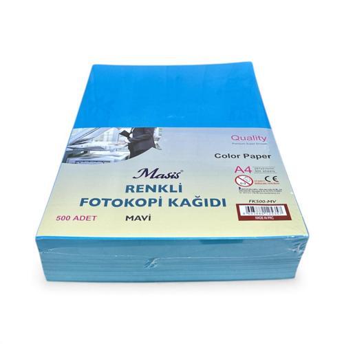 A4 Renkli Fotokopi Kağıdı 500 lü Mavi