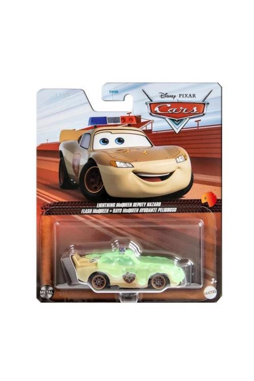 Disney Pixar Cars Tekli Karakter Araçlar Lightning McQueen Deputy Hazard DXV29 HTX87