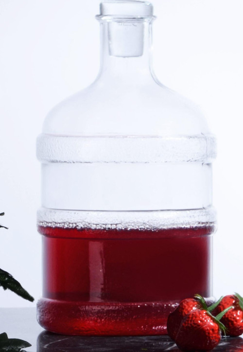 Cam Damacana Şekilli 1,9 Litre Kapaklı Sürahi