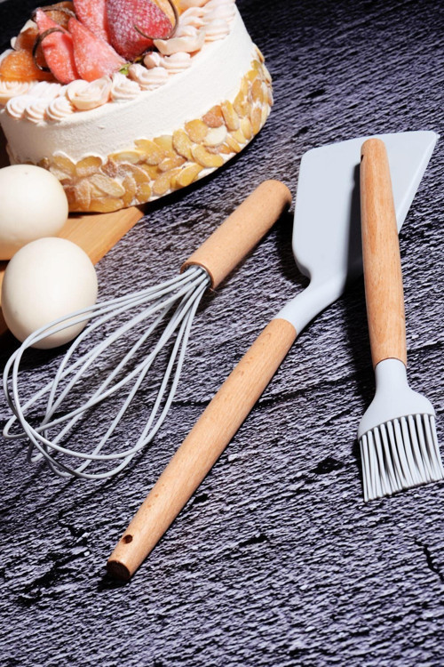3 Parça Silikon Hazırlık Set Füme