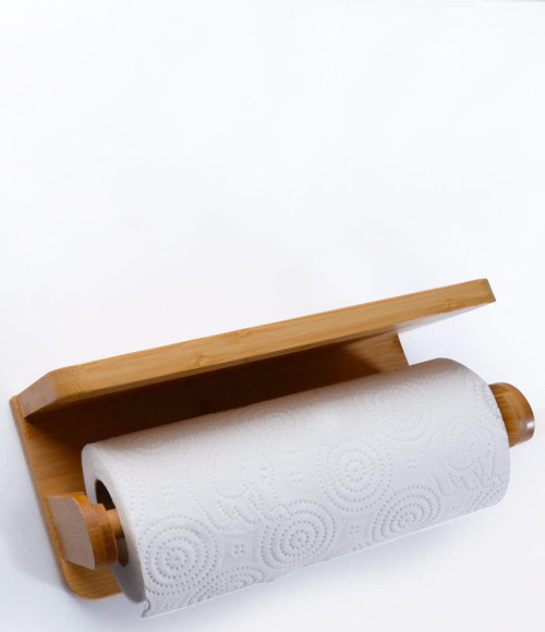 Bambu Duvara Monte Edilebilir Mutfak Ve Banyo Kağıt Havluluk