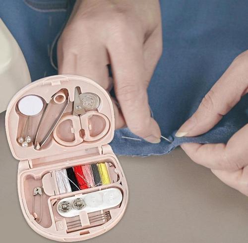 Çok Fonksiyonlu Mini Çanta Boy Seyahat Tipi Dikiş Seti