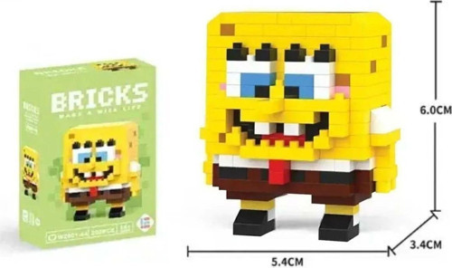 Sünger Bob 3D Yapboz Puzzle Hediye