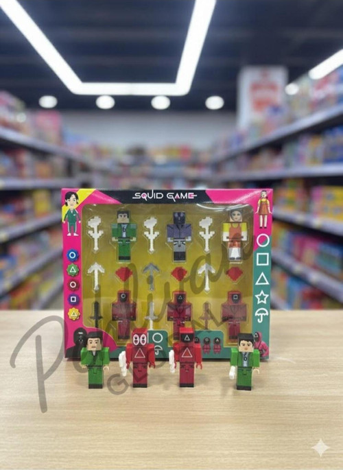 Squıd Game 18 Parça 6 Figürlü Set Oyuncak