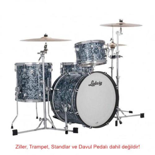 Neusonic Downbeat Steel Blue Pearl Davul Shell Set