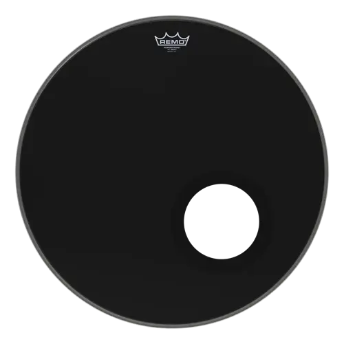 POWERSTROKE® 3 EBONY® 22 İnç Siyah Delikli Bas Davul Derisi