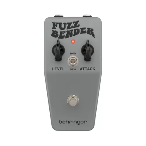 FUZZ BENDER Vintage 60s Style Fuzz Pedal with Custom Bias Mod Switch