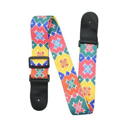 Guitars Renkli Etnik Motifli Gitar Askısı