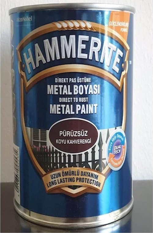 Hammerite Düz Koyu Kahve 2,5Lt (3,5 Kg)