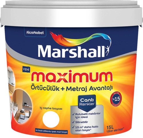 Maximum Silikonlu Ipek Mat Tütsü 15 Lt. (20 Kg)