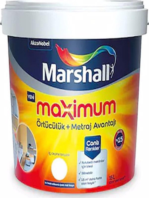 Maximum Silikonlu Ipek Mat Inci Tanesi 15 Lt. (20 Kg)