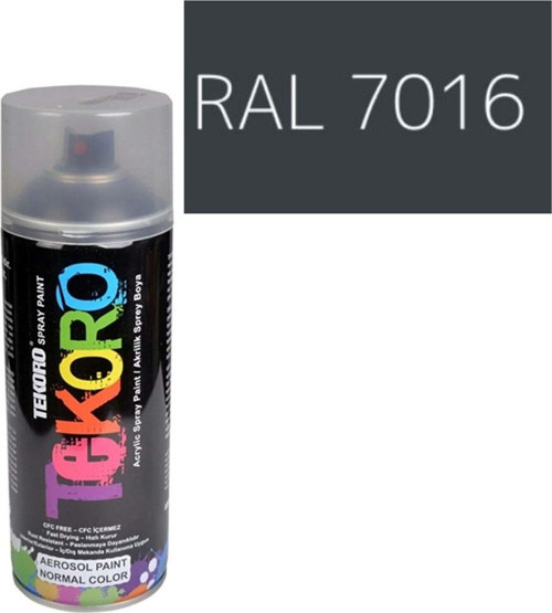Sprey Boya Ral 7016 Antrasit Gri 400 Ml