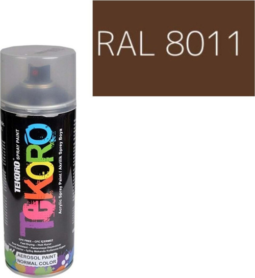 Sprey Boya Ral-8011 Fındık Kahverengi 400 Ml
