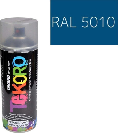 Sprey Boya Ral 5010 Çiçek Mavi 400 Ml