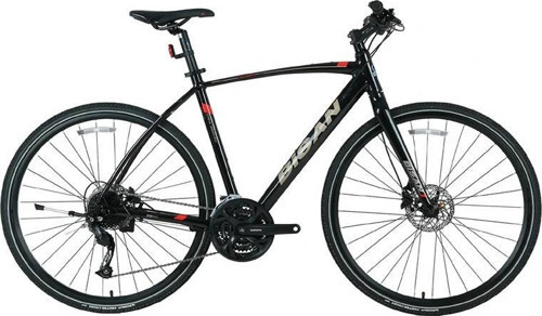 TRX 8600 ALTUS ERKEK ŞEHİR BİSİKLETİ 48CM HD 28 JANT 27 VİTES PARLAK SİYAH KIRMIZI