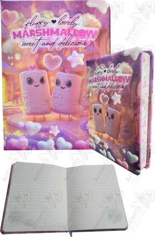 Kokulu Not Defteri 1 Adet Puffy Cute 13x18cm 96 Yaprak Çizgili Pofuduk Defter Kız Hediye Defter