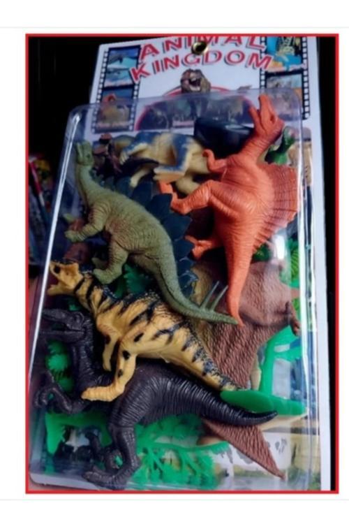 19 Parça Oyuncak Dinazorlar Hayvan Seti Dinazor Figürli Oyuncak Dinazor