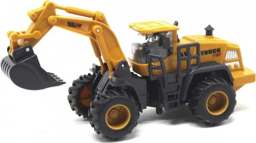 20 Cm Oyuncak Kepçe İş Makinaları Ekskavatör Sürtmeli Kırılmaz Oyuncak İnşaat İş Araçları