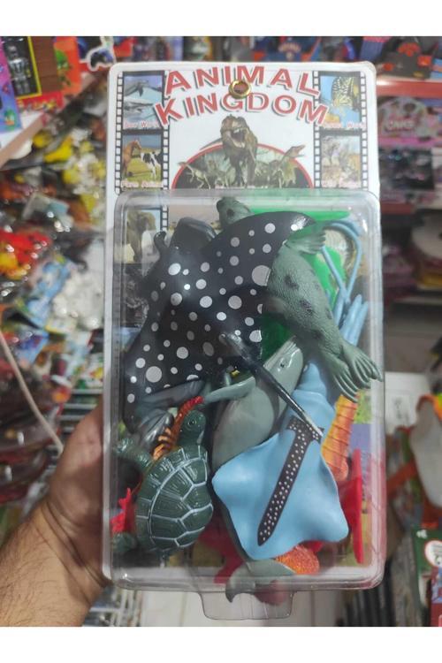 20Pcs Oyuncak Hayvan Seti Okyanus Canlıları Balık Fok Kapbumba Deniz Atı Deniz Hayvanları
