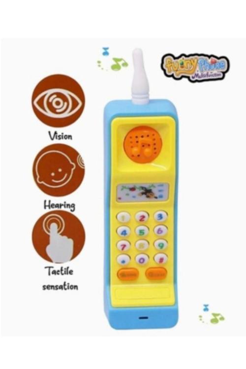 Eğitici Ilk Telefonum Oyuncak Telefon Işıklı Müzikli Oyuncak Telefon Eğitici Oyuncak