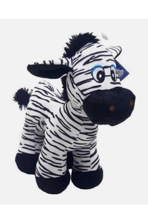 30 Cm Peluş Zebra Uyku Arkadaşı Peluş Oyuncak Hediyelik Peluş Eşek