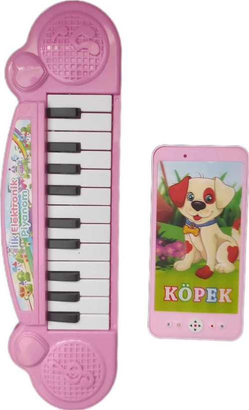 Iki Ürün Bir Arada Melodi Ve Notalar Çalan Piyano Sesli Işıklı Cep Telefonu
