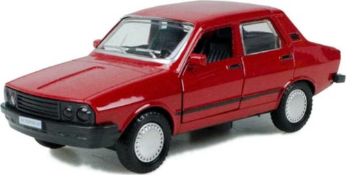 Çek Bırak Renault Toros Ölçek 13Cm Metal Araba Sesli Işıklı Çek Bırak Metal Araba Kırmızı