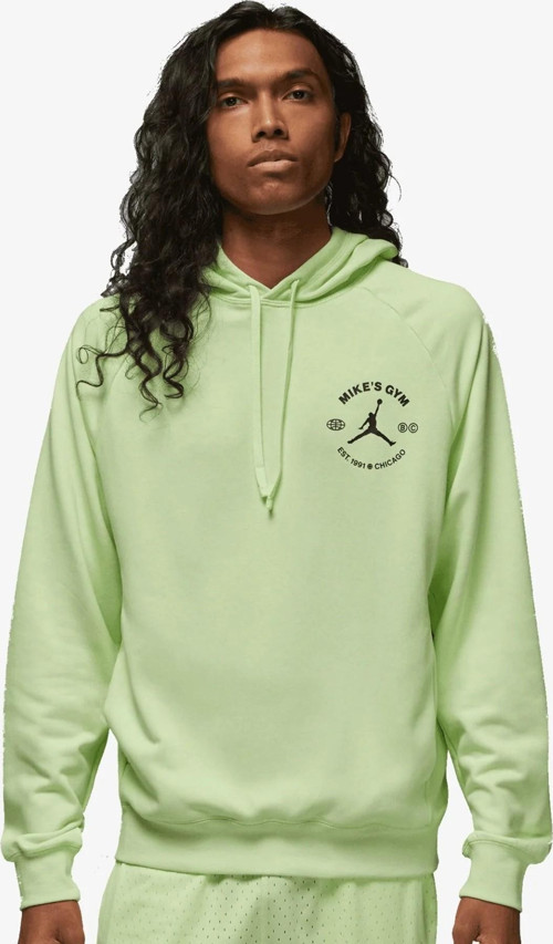 Jordan Dri Fit Sport BC Men's Fleece Hoodie Erkek Kapüşonlu Sweatshirt Yeşil