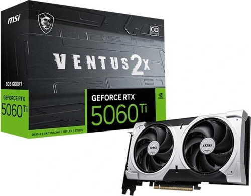 Geforce Rtx5060tı 8g Ventus 2x Plus 8gb Gddr7 128bıt 3xdp 1xhdmı Ekran Kartı