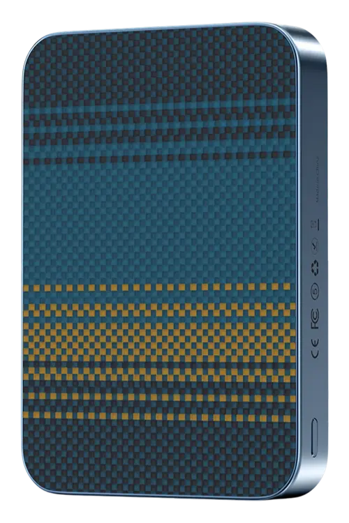 PB51 Brendy Kevlar 10.000 mAh 22.5W USB 20W Type-C ve 15W Kablosuz Şarj Destekli Magsafe Powerbank - Ay Doğumu