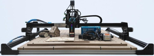 E-SaT M5 MasaÜstü Cnc 2'si 1 Arada 60 Wat Optik Lazer + Router Makine 60X60CM İşlem Alanı