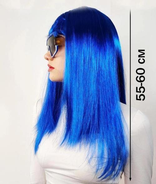 BFS   Mavi Renk Uzun Parti Peruğu