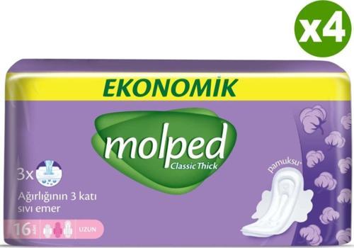 Kalın Hijyenik Ped Uzun 16'lıx4 Paket