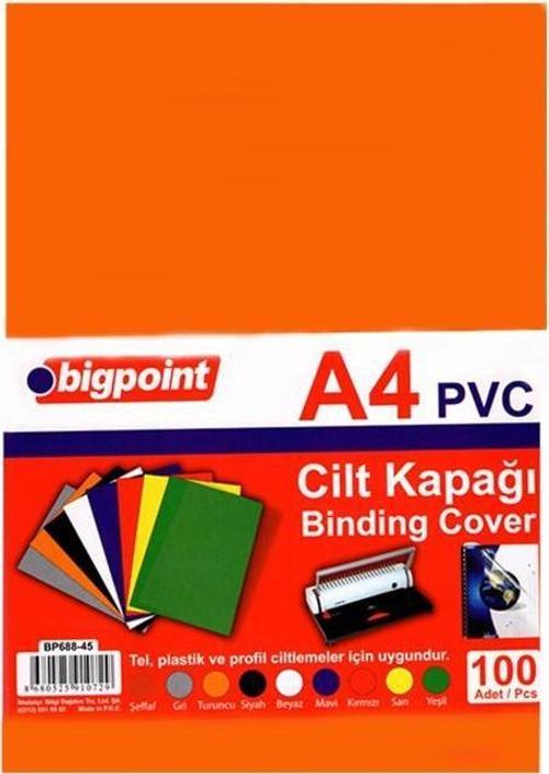A4 Turuncu Cilt Kapağı BP688-45