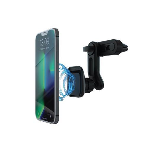 PBS141 Manyetik Telefon Tutucu 360 Derece Hareketli Çift Sabitleyicili Siyah