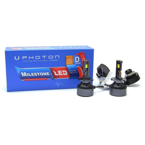 LEXUS GS450 2012- ile uyumlu Photon Milestone D4S LED 30000 Lümen 6000 Kelvin