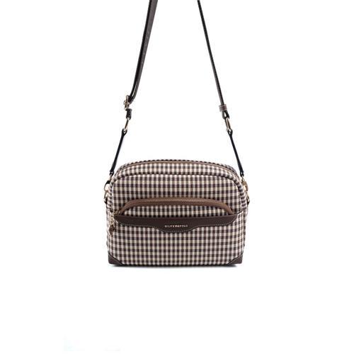 Kadın Çapraz Çanta 1201-47996 SILVER POLO ÇAPRAZ BAYAN ÇANTASI M191 KAHVE SARI-MAT KAH