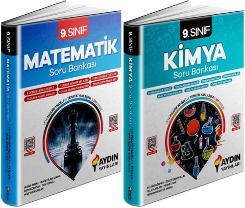Aydın 2025 9. Sınıf Matematik + Kimya Konu Özetli Soru Bankası Seti 2 Kitap