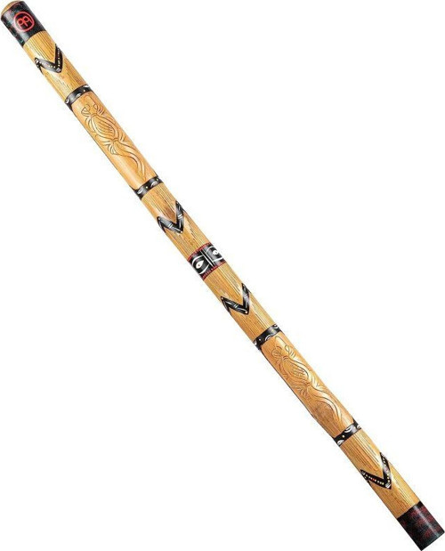 DDG1-BR Bamboo Didgeridoo (Brown Painted/Carved)