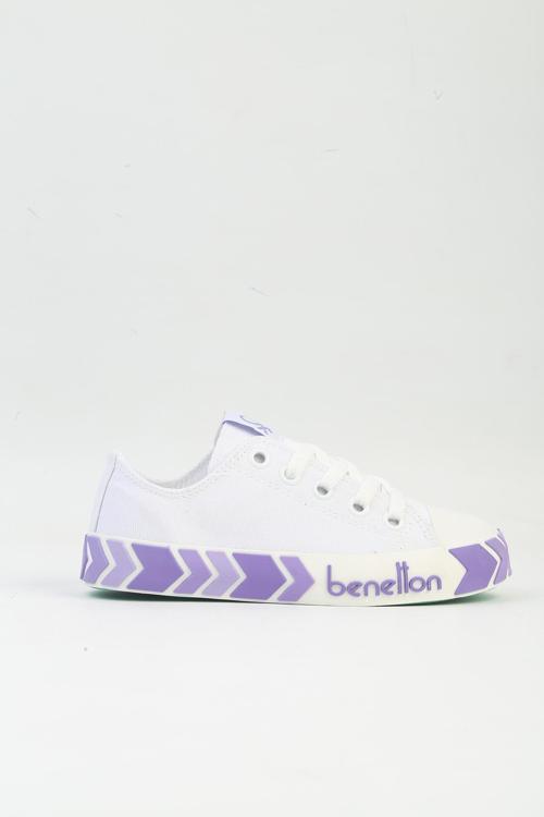 ® | BN-90633 Beyaz Lila-Çocuk Spor Ayakkabı