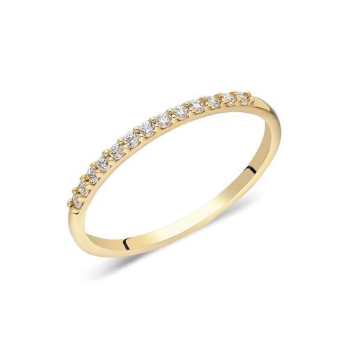 Yarımtur Pırlanta Montürü Alyans-0,25 Crt Tamtur Pırlanta Montürü Alyans-925 Ayar Tamtur Alyans