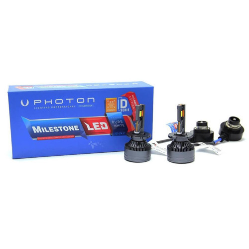 VOLVO V50 2004-2007 ile uyumlu Photon Milestone D2S LED 28000 Lümen