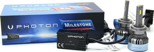 AUDI A5 2007-2011 ile uyumlu Photon Milestone Black Katana H7 Kısa LED Far 30000 Lümen