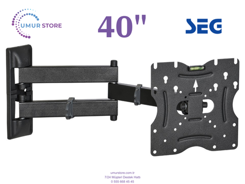 40SRB900 40 inç / 22”- 49” Lcd Led Televizyon Hareketli Duvar Askı Aparatı