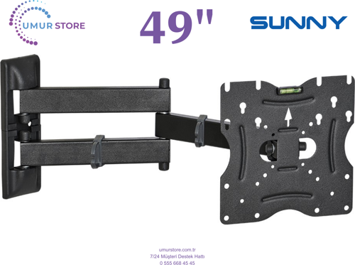 SN49DAL08-TNR 49 inç / 22”- 49” Lcd Led Televizyon Hareketli Duvar Askı Aparatı