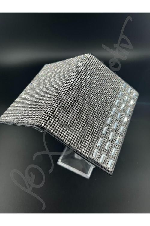 Gümüş Taşlı Gümüş Baget Detaylı Ruhsat Kabı